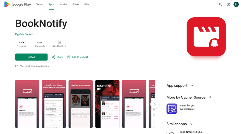 Book Notify